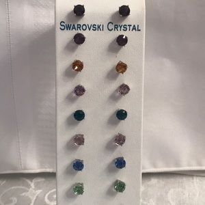 Sterling silver stud earrings